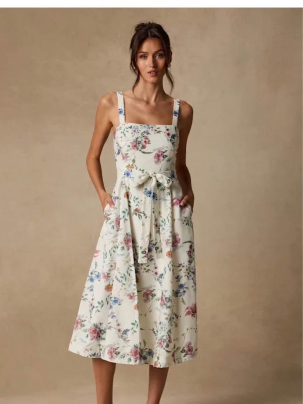 Lulu's Sunny Posture Midi Dress